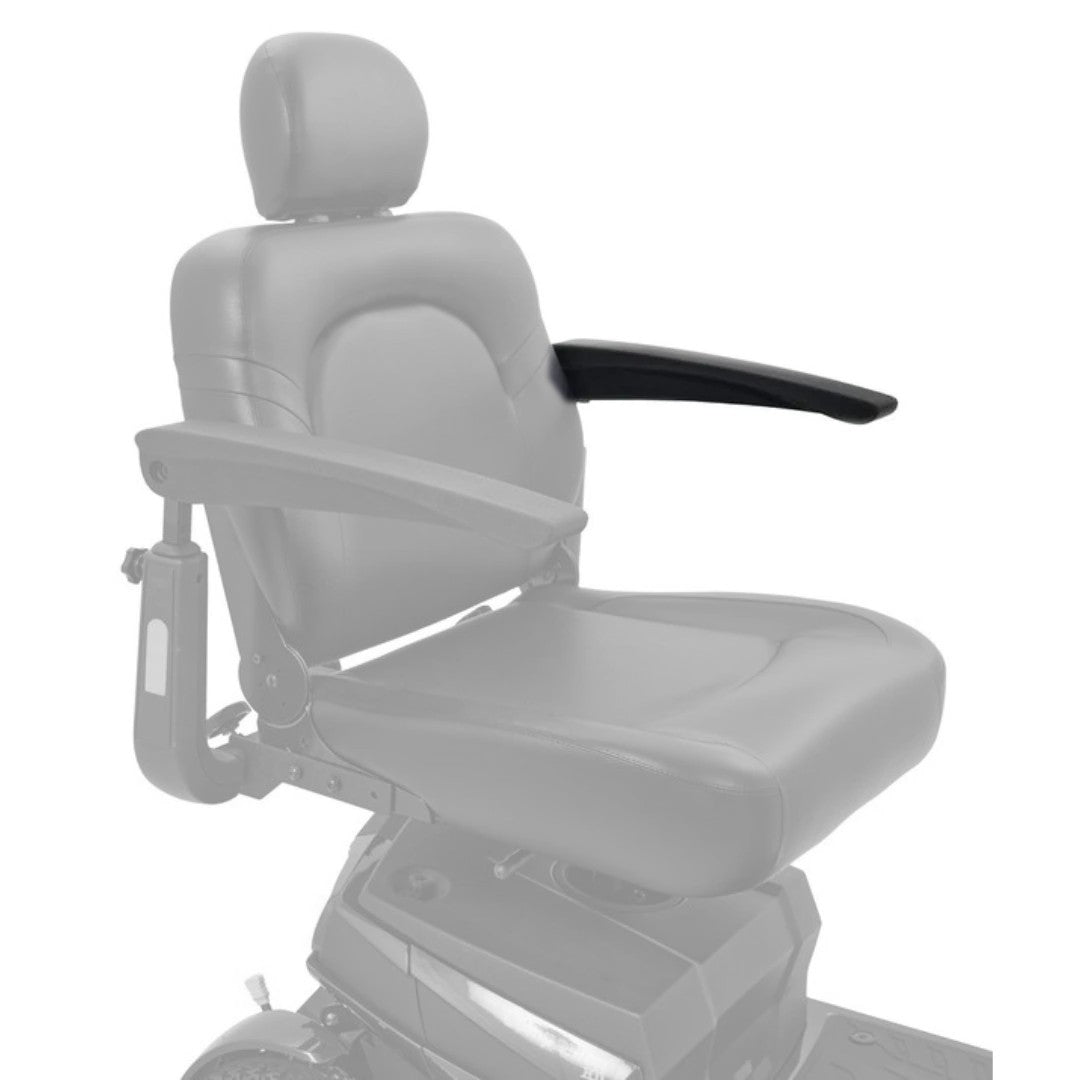 MBS-0016 left seat arm shown in color on the Golden Companion HD GC540 seat, rest greyed out