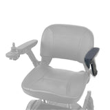 Left seat arm MBS-0025 shown in color on the Golden Buzzaround CarryOn GP130 (left as you sit in the chair), rest of the chair greyed out