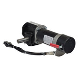 Motor & Gearbox Assembly for the Drive Sunfire Plus EC, featuring a black and silver electric motor with an attached gearbox and a visible barcode on the label.