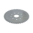 9-Hole Sprocket for 48cc - 80cc 2-Stroke Bicycle Engine Kits, featuring a silver gear with 44 teeth and a 36 mm center hole, designed for gasoline bike conversions.