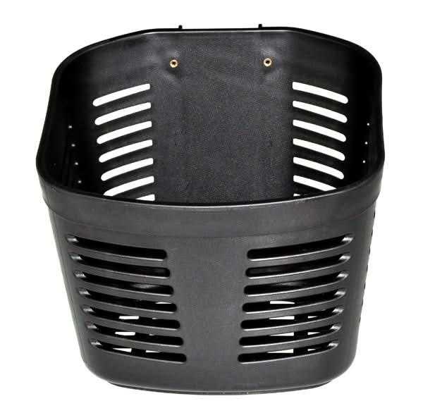 Black Plastic Oval Basket with Mounting Hardware for Go-Go Travel Scooters (Blemished)