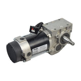 Close-up of the Motor Assembly with Anderson Connector for the Quantum Q6000 & R-4000, showcasing the metal cylinder, cable lead, and gearbox.