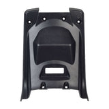 Bottom Console Shroud for Pride Victory 10 LX with CTS Suspension, a black plastic tray with multiple holes forming the base of the scooter's console unit.