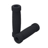 130 mm Foam Handlebar Grips for Mobility Scooters (Set of 2) - close-up image showing a pair of black foam grips suitable for handlebars with a diameter of 5/8 to 7/8.