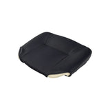 Black Vinyl Seat Base Cover for Victory 10 (SC610/SC710) Mobility Scooters features cushioned foam insert and visible tan trim, designed for a snug and comfortable fit.