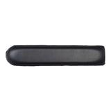 Black Vinyl Co-Molded Full Length Armrest Pad for Jazzy Power Chairs & Pride Mobility Scooters (Set of 2), featuring thick, cushioned surfaces. Each armrest pad is 14 long and provides enhanced comfort and durability.