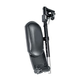 Elevating Leg Rests with Calf Pad for Jazzy and Jet Power Chairs (Set of 2) (Blemished) featuring black footrests and a large calf pad, compatible with previous models.