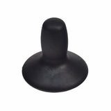Black rubber replacement joystick knob for PG Drives VSI, VR2, GC and Remote Plus controllers and Q-Logic, side view