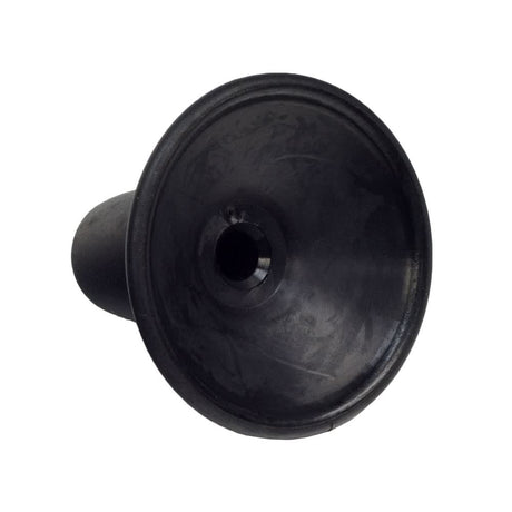 Underside of the PG Drives replacement joystick knob, showing the center mounting hole that slides onto the joystick shaft
