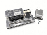 120 Amp S-Drive MKII controller D51445.07 (Pride CTL1806259) for Pride Wrangler MV600 and Baja Wrangler 2 BA400 scooters, shown with connector cover and screws