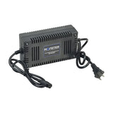 36 Volt 1.6 Amp 3-Prong Battery Charger for the Minimoto Jeep Dune Buggy (Standard) with black casing, wires, and a 3-prong female connector, designed for various electric models.