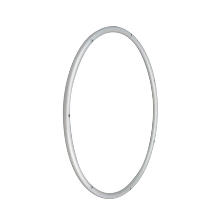 Hand Rim for Invacare Tracer Series Manual Wheelchairs: A close-up of a lightweight aluminum alloy hand rim with seven evenly spaced mounting holes designed for 24 diameter wheels.