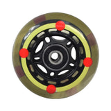 3 Anti-Tip Wheel Assembly for the Invacare Storm Series Arrow, Ranger X, & Torque SP Power Wheelchairs, featuring a detailed close-up of the wheel with included bearings for enhanced stability.