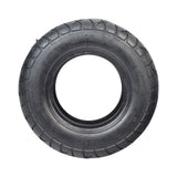 4.10/3.50-6 (90/90-6) Rear Tire for the Razor Rebellion Chopper, featuring a detailed circular tread pattern, suitable as a replacement for various models, available with an optional inner tube.