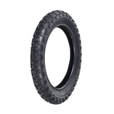 12-1/2x2-1/4 / 12x2-1/8 (57-203/62-203) Scooter Tire with TL603 Knobby Tread, showcasing a black tire with a rugged tread pattern designed for recreational scooters.