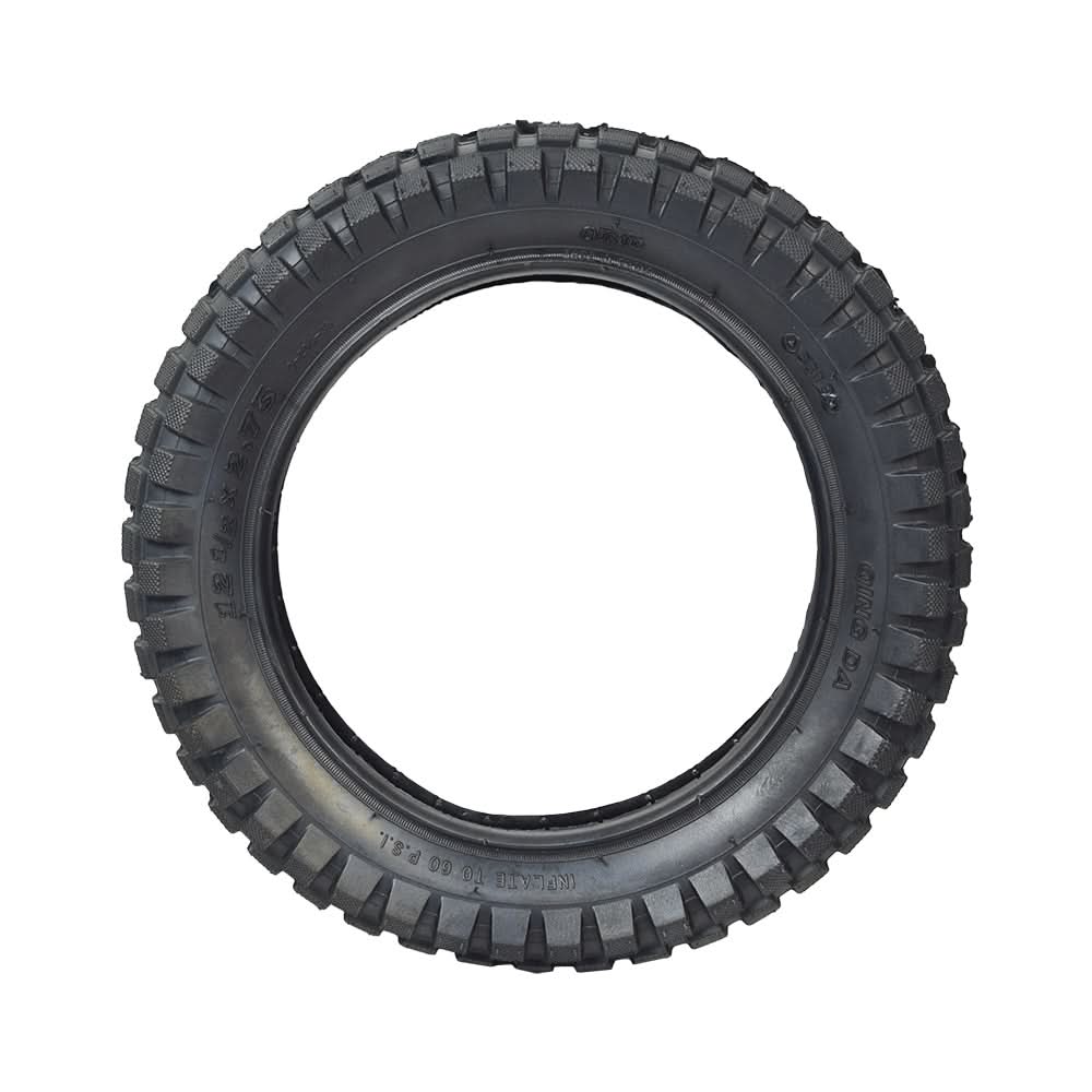 12-1/2 x 2.75 Dirt Bike Tire and Tube Set for Razor MX350 & MX400, featuring a knobby tread pattern, perfect for off-road use. Ideal for Razor MX350, MX400, and other scooters.