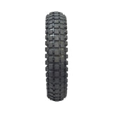 Knobby tread pattern on the Hiboy DK1 12-1/2 x 2.75 tire, front view