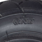 Close-up of the 200x50 (8x2) Kick Scooter Tire with Q104 Tread, showcasing detailed street tread pattern and rubber texture, ideal for Royal Scout kick scooters.