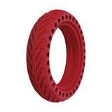 8.5 x 2 Solid Honeycomb Tire for Xiaomi Mi M365 Electric Scooter, featuring open holes around the radius for shock absorption and flat-free performance.