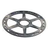 180 mm Rear Brake Disc for the Oryxearth 105cc 4-Stroke Mini Bike, featuring a circular metal design with 6 visible mounting holes arranged in a 50 mm bolt circle.