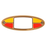 Rear Plastic Lens for Pride Sundancer (SC2000/SC202) mobility scooter, showcasing a close-up of the distinctive frame design, perfect for replacing a broken or scratched lens to enhance visibility and safety.
