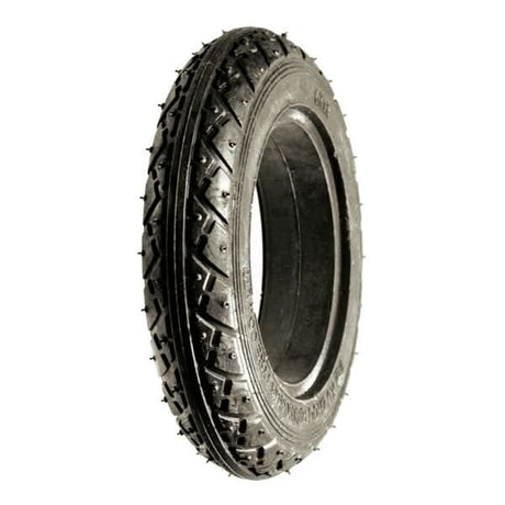 6 x 1-1/4 Solid Tire for eZip and IZIP scooters, featuring a close-up of its spiked tread pattern for enhanced grip.