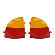 Red/Amber Rear Lens Cover for the Pride Hurricane (PMV500), Maxima (SC900/SC940), and Celebrity 2000 (SC4000/SC4400) mobility scooters, showing a detailed close-up of red and yellow tail lights.