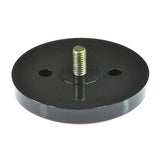 Red Rear Side Reflector for the Massimo MM-MB100 Mini Bike, featuring a black round base with a screw at the center, designed for easy attachment to the bike's rear side.