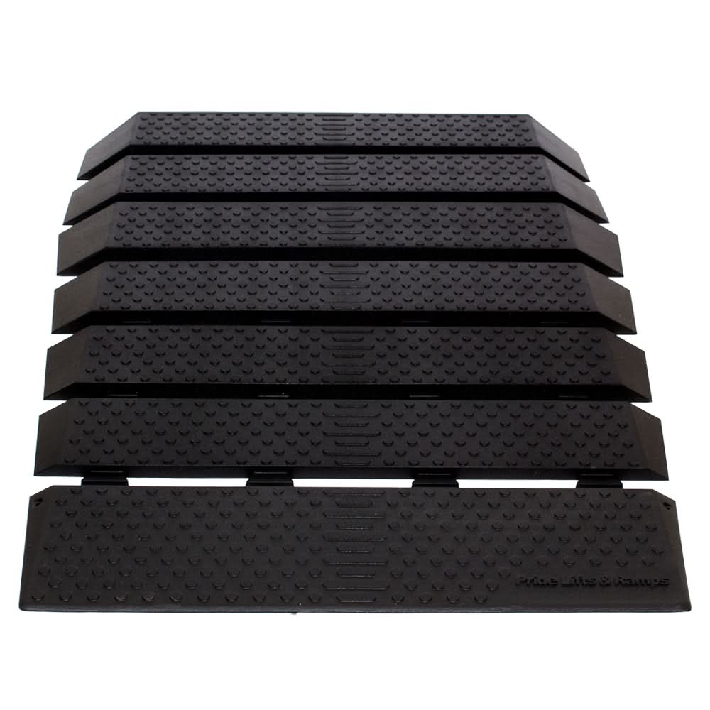 1" - 4"  Full Length Rubber Threshold Ramp Kit (RAMPRBKIT 4R)