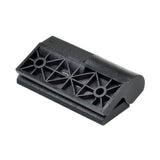 Door Hinge for the Shoprider Flagship (889 XLSN) scooter, featuring a black plastic pintle & gudgeon design with multiple holes, shown in a close-up view.