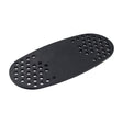 Foot Plate for the Shoprider Scootie Jr. (TE-787M) Mobility Scooter – a black, oval-shaped object with multiple holes, designed as a replacement part for the scooter's left or right footrest.