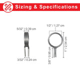 Throttle Pot Torsion Spring for Shoprider Mobility Scooters; close-up diagram shows the metal spring's coils and structure, essential for addressing mobility scooter's creeping issues due to a worn-out spring.