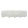 Handlebar Grips for the Schwinn Sting-Ray Bicycle (Set of 2) featuring a white surface with ergonomic finger grooves and black circular designs, resembling retro-style grips from classic wheelie bikes.