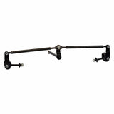 Steering Assembly with Tie Rod for the Razor Ground Force Drifter Go Kart, featuring a black metal bar and screws, shown in a close-up view of the essential steering component.