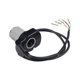 Razor MX350 (Version 8) Variable Speed 5-Wire Twist Grip Throttle with built-in battery level indicator, featuring a black handle and 36 wiring with metal end pieces for easy installation.
