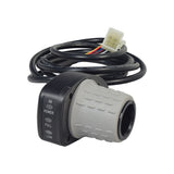Close-up of the 201C6-3A / HB2430TYD-FS Razor 6-Wire Throttle & Controller Bundle, showing the intricate wiring and connector details, a replacement for CT-201C6 control modules.