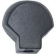 Teflon Clutch Shoe for Polaris Lite and Sport Snowmobiles (1991-2003) - a black plastic object with a central hole, designed for centrifugal clutch systems.