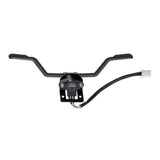 Throttle Potentiometer Assembly for the Golden Technologies Companion I & II (GC240, GC340, GC440), featuring a black handlebar with wires and a close-up of the black device.