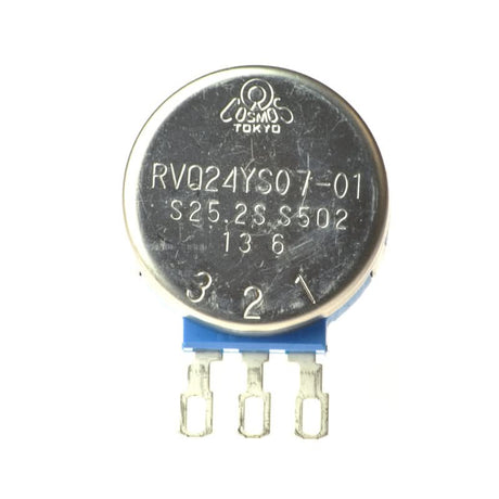 Throttle Potentiometer for the ActiveCare Pilot 2310, Pilot 2410, Prowler 3310, & Prowler 3410 Scooters, shown as a close-up of a circular metal component with numbers.