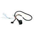 Tiller to Dash Harness for the Rascal 600 Mobility Scooter, featuring a black electrical wire with multiple colorful wires, designed to connect directly with the dash controls for seamless operation.