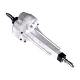Transaxle for the Pride Celebrity X, Legend, & Mega Motion Endeavor X - a silver metal object with black handles, essential for scooter repair, includes two shaft keys.