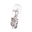 12 Volt 3 Watt T10 Turn Signal Light Bulb, a clear light bulb with visible wire filaments, designed for 50cc to 250cc scooters, ATVs, and motorcycles, shown in close-up detail.
