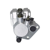 Front Disc Brake Caliper for the TaoTao BWS 150 Scooter, featuring a silver metal body with black knobs and holes, designed for a 44mm bolt hole spacing.