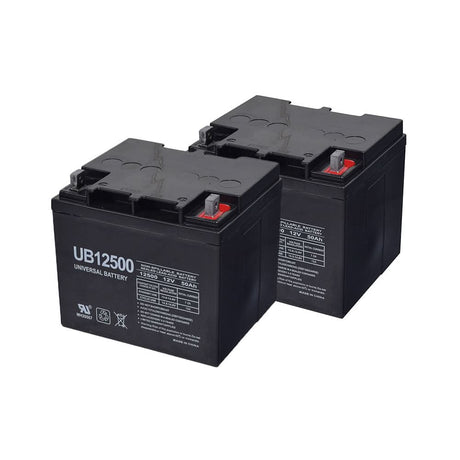 50 Ah 12 Volt UB12500 AGM Mobility Scooter & Power Chair Battery with Post Terminals (Universal Battery)