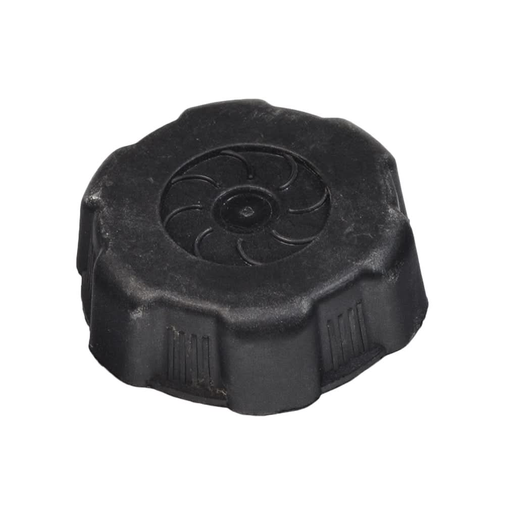 Fuel Gas Tank for 150cc - 250cc Hammerhead Off-Road® & Kandi Go-Karts (Blemished) featuring a close-up of the black plastic cap with a spiral design.