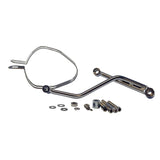 Hex Shape Stainless Steel Exhaust Kit for 125cc & 150cc GY6 Scooters, featuring screws, bolts, and a unique five-sided design, shown in a close-up view highlighting its metal craftsmanship.