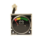 Close-up of the Voltage Meter for the Pride Laser, Legend, and Maxima mobility scooters, displaying a detailed battery indicator and gauge essential for monitoring electric charge levels.