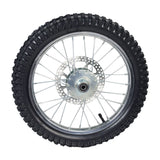 Complete Front Wheel Assembly for the Razor SX500 McGrath Dirt Rocket