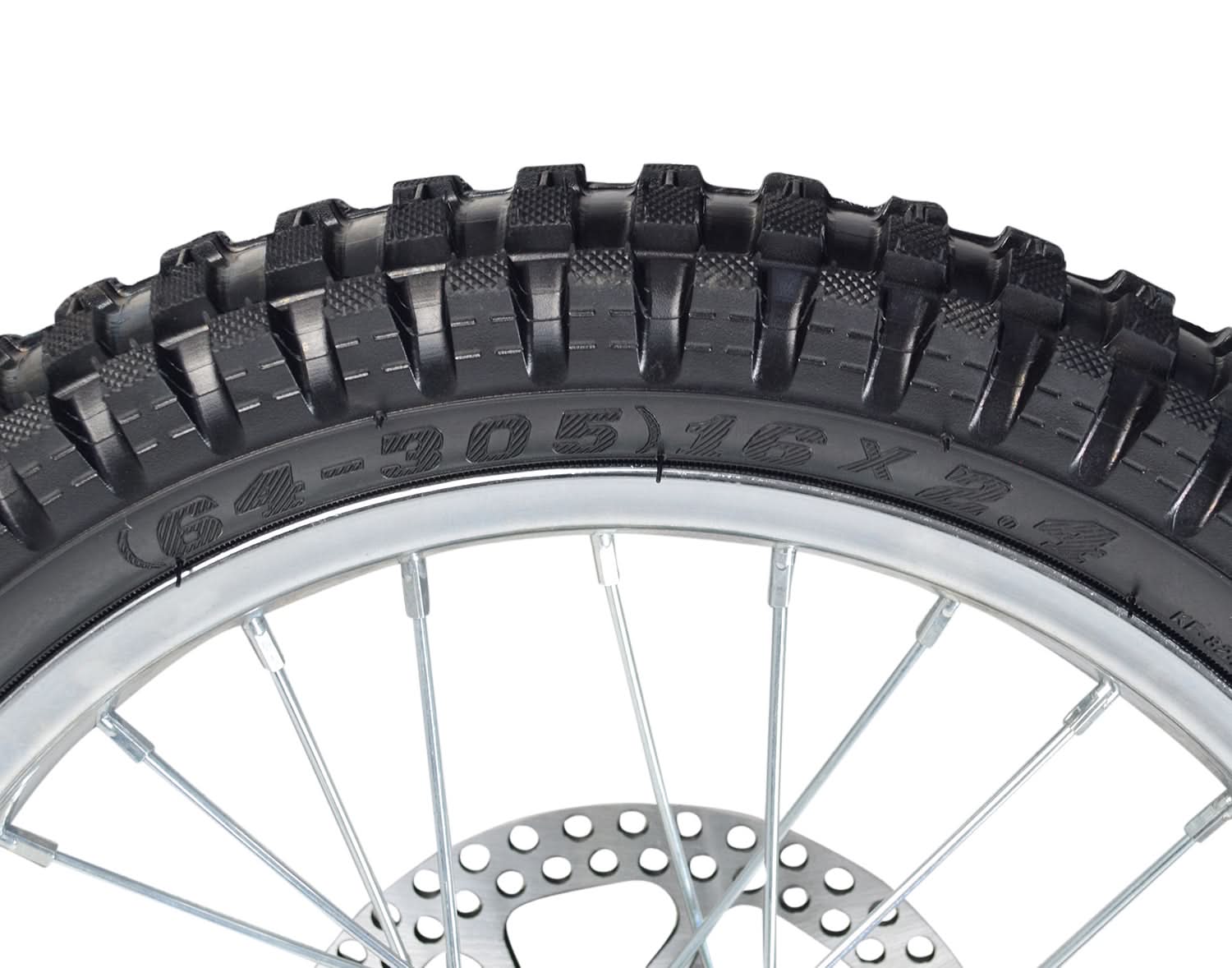 Complete Front Wheel Assembly for the Razor SX500 McGrath Dirt Rocket