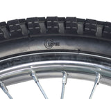 Complete Front Wheel Assembly for the Razor SX500 McGrath Dirt Rocket